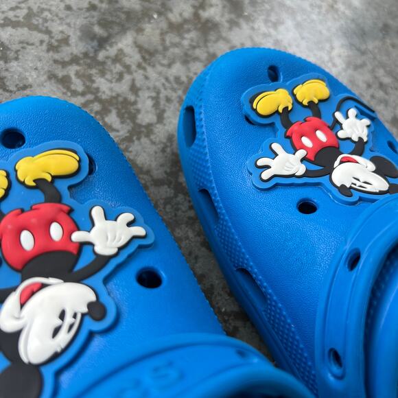 Disney Mickey & Co. Classic Clog Crocs Blue - Men’s 6 Women’s 8 - Picture 13 of 13